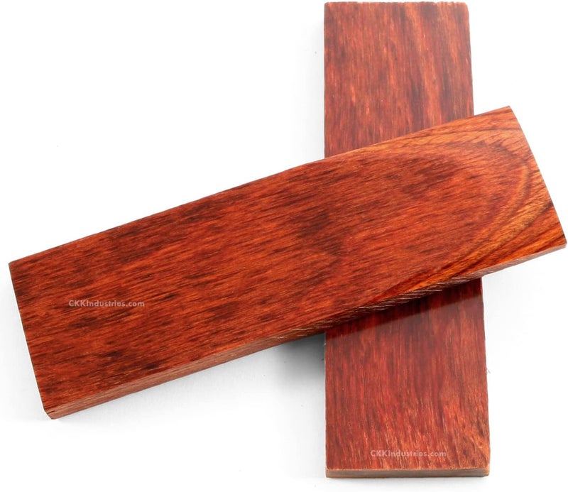 EZSMITH Dymalux Handle Scale Set - (Layered) - (Cocobolo) - (Cocobolo) - (5.0 x 1.5 x 0.250) - Custom Handle Material - Image 1